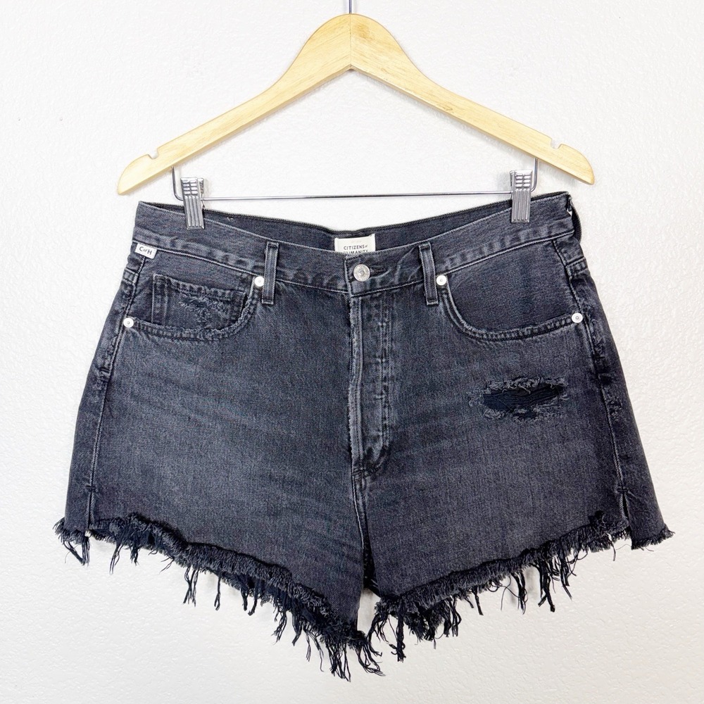 Citizens Of Humanity Marlow Vintage Fit Jean Short Womens Size 29 Distressed